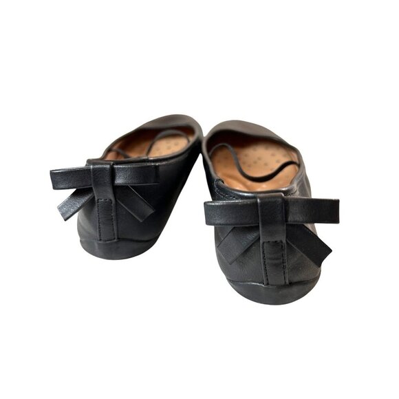 Wonder Nation Girls Flats Ballet Type Shoes Black Size 2 - Picture 2 of 9